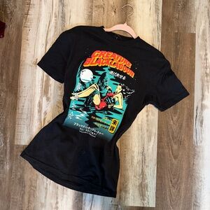 Riot Society CREATURE FROM THE BLACK LAGOON HORROR JAPAN t-shirt SM BLACK SMALL